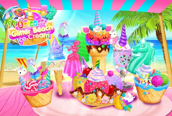 Rainbow Unicorn Ice Cream android App screenshot 2